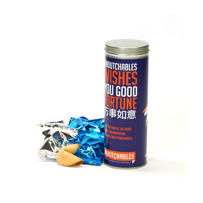 6 Fortune Cookies in blik