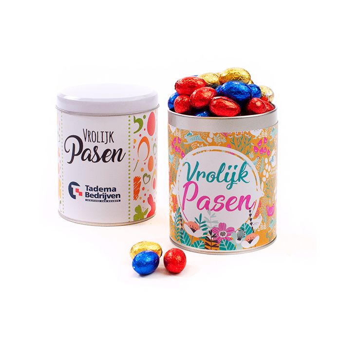 Blikje met paaseitjes - 700 gram