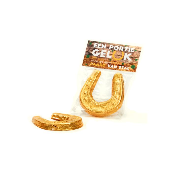 Chocolade gelukshoefijzer