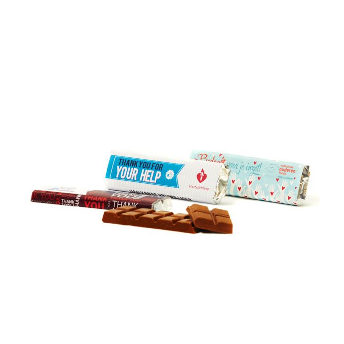Chocoladereep voor de vrijwilligers