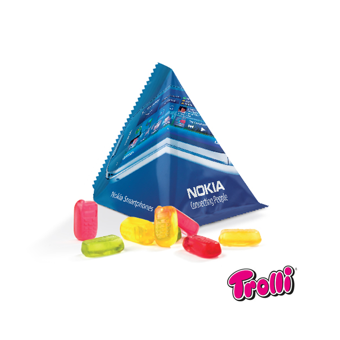 Jelly snoepjes in driehoekzakje