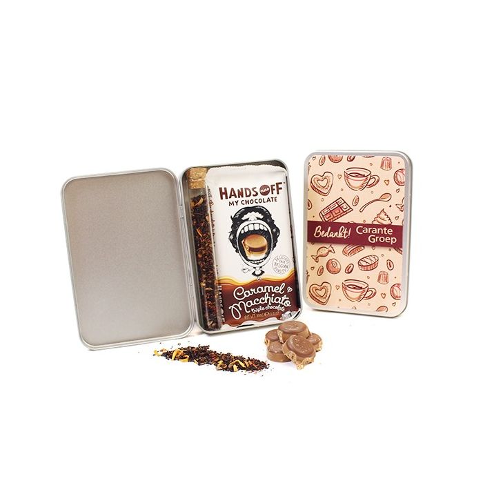 Hands Off My Chocolate en thee in blik