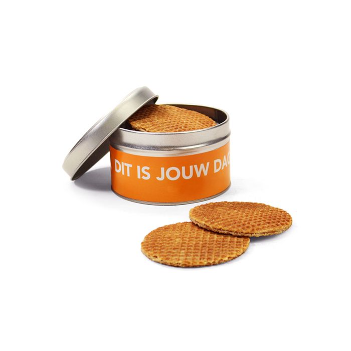 Stroopwafels in blik - klein