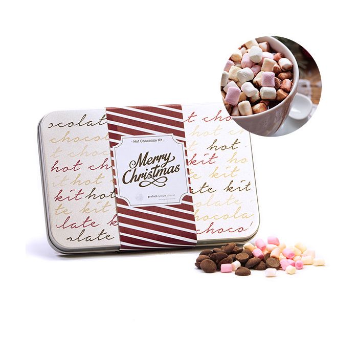 Hot Chocolate Kit in rechthoekig blik