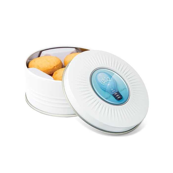 Koekblik met doming sticker - medium