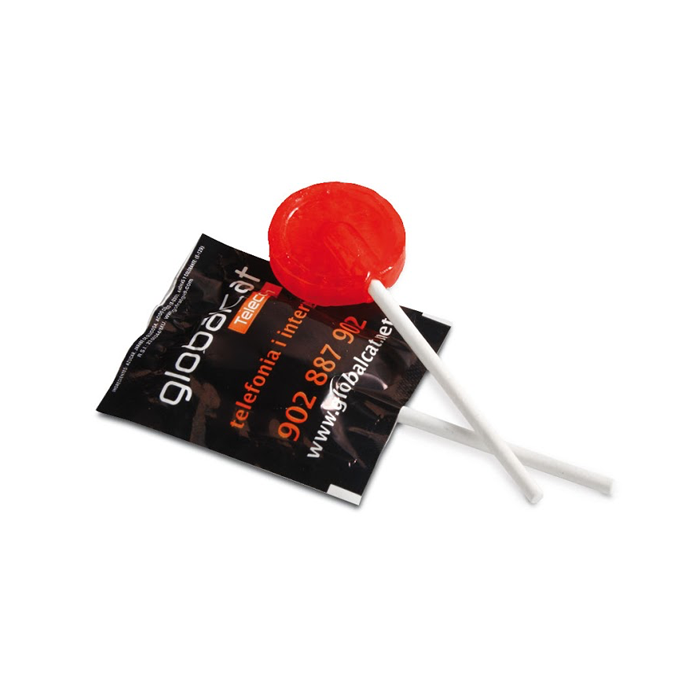 Lolly in eigen folie