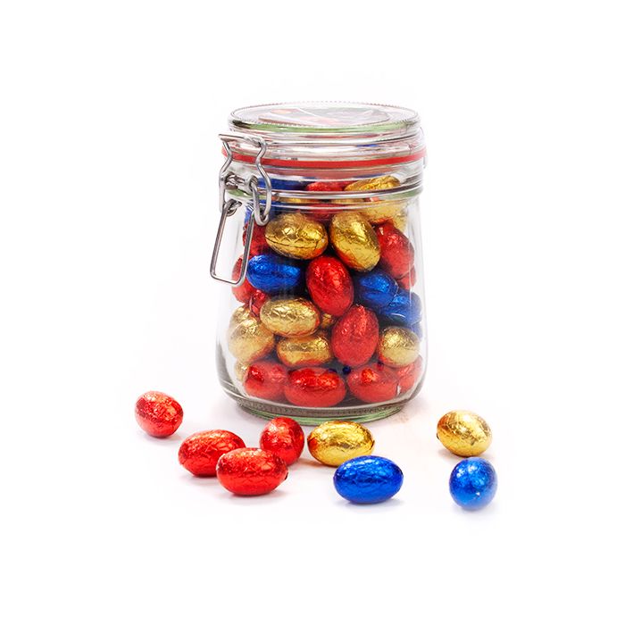 Paaseitjes in medium weckpot