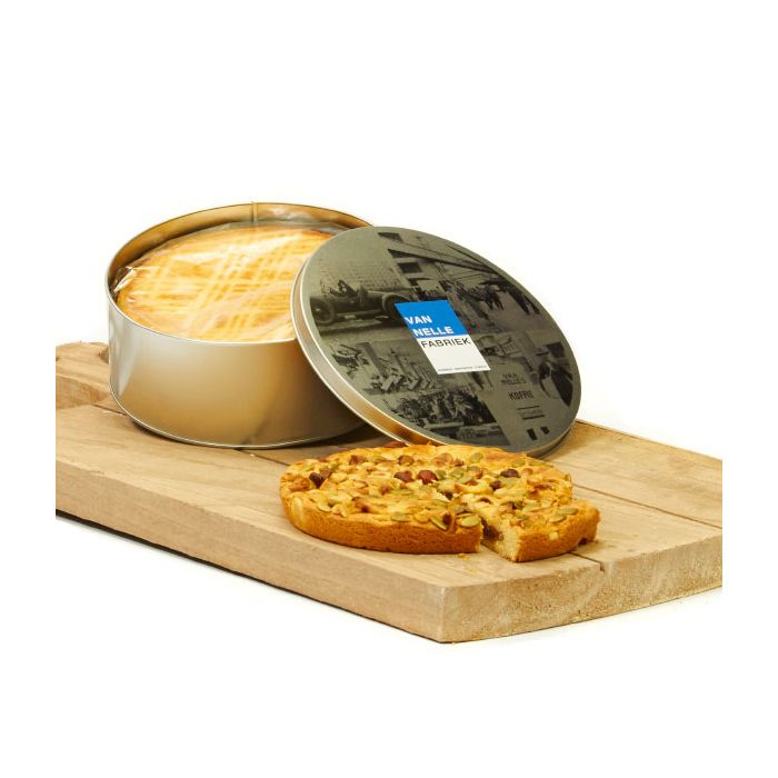 Taart in geschenkblik - Van Nelle (voorbeeld)