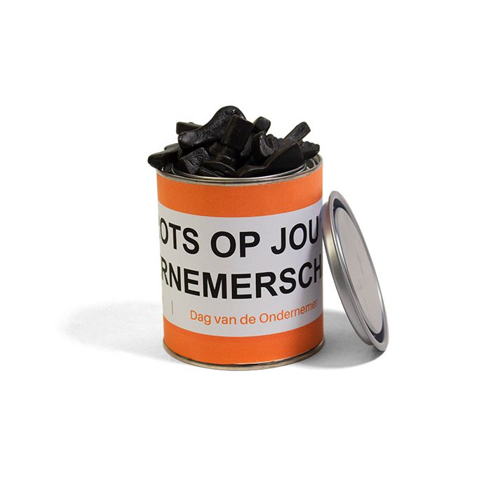 Verfblik met gemengde drop