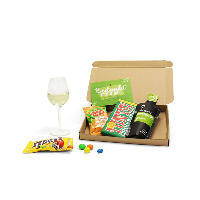 Verzenddoosje met wijn