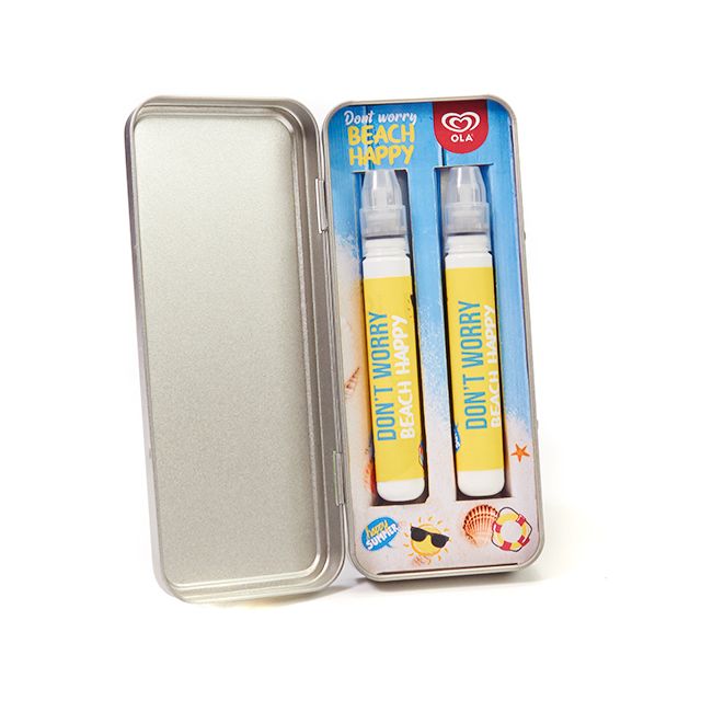 Zonnebrand bak je bruin blik