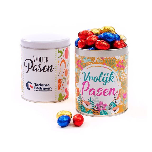 Blikje met paaseitjes - 700 gram