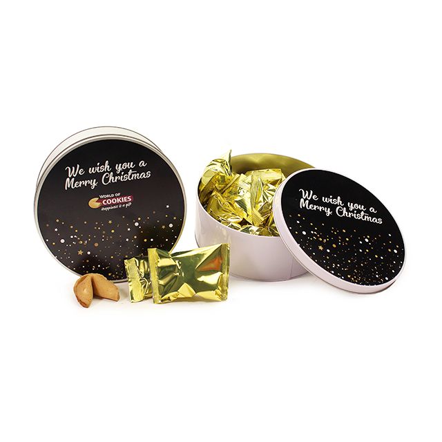 Fortune Cookies in rond blik