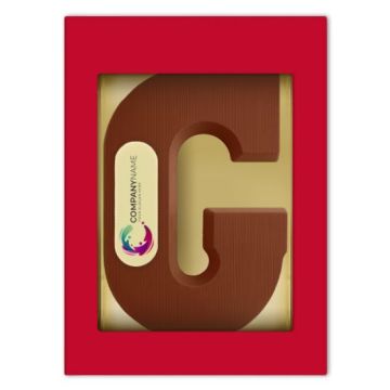 Chocoladeletter met logo G