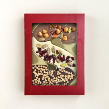 Chocoladeletter S notenmix