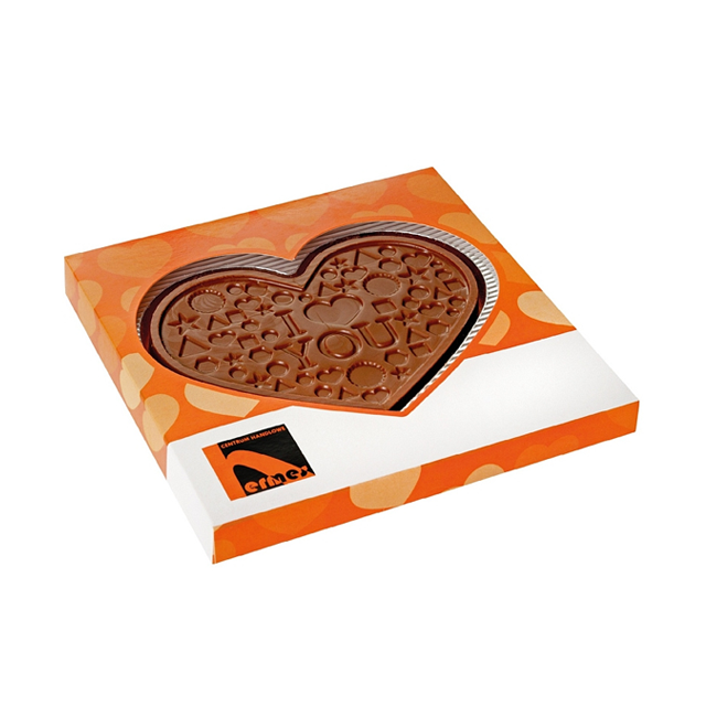 Reliëf chocolade met eigen logo