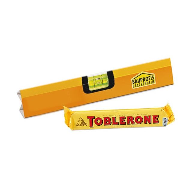 Toblerone in eigen sleeve