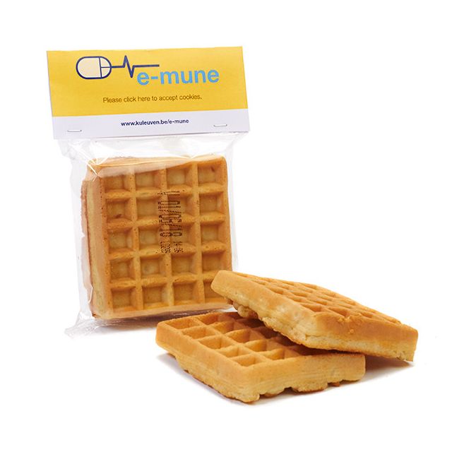 2 wafels in flowpack