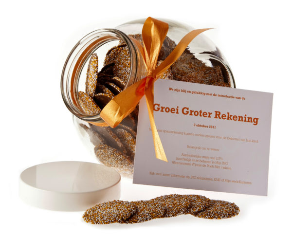 ING Pot met chocoladeflikken