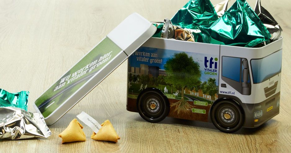 Jouw geluk op transport! Unieke geschenken voor Transport & Logistiek