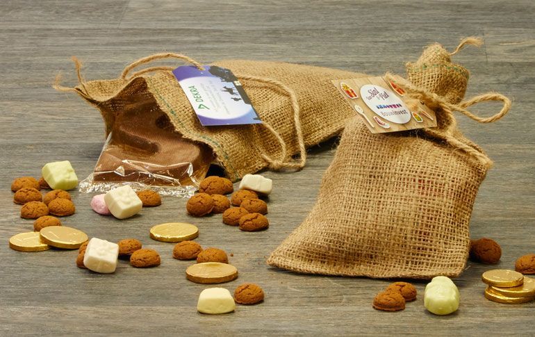 Een jute zak voor al het personeel