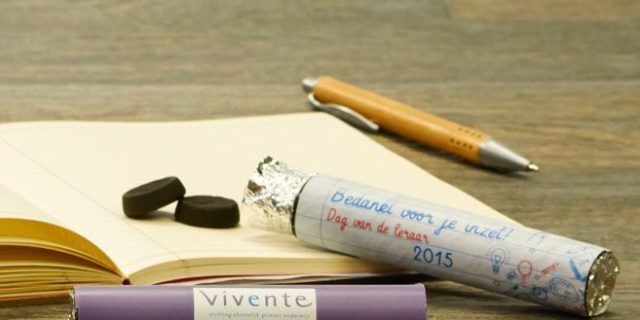 Vivente denkt aan alle leerkrachten: Je bent topdrop!