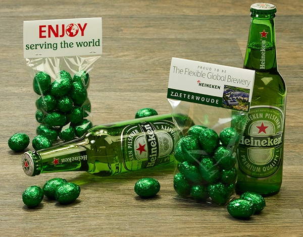 Groene paaseitjes voor Heineken!