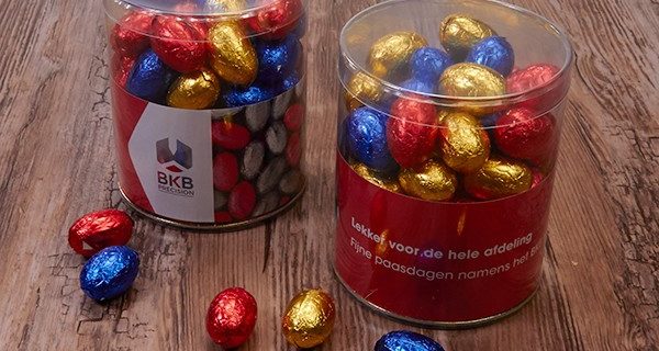 Koker met paaseitjes voor BKB Precision