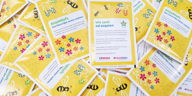 Een bij-zondere actie van Rensa