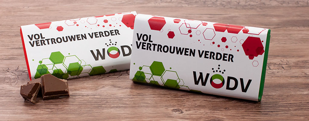 Werkorganisatie Duivenvoorde geeft Tony's Chocolonely in eigen sleeve